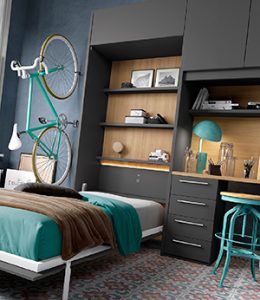 Black Bedroom. Dormitori juvenil.