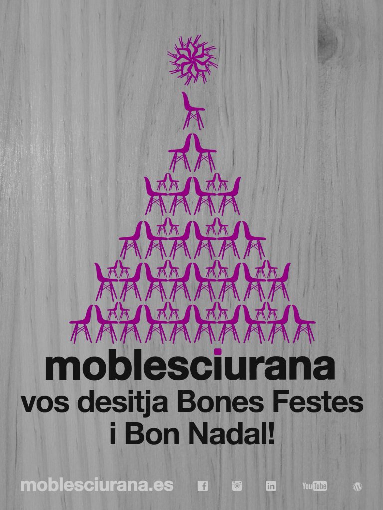 Bon Festes i bon Nadal de part de l'equip de Mobles Ciurana.
