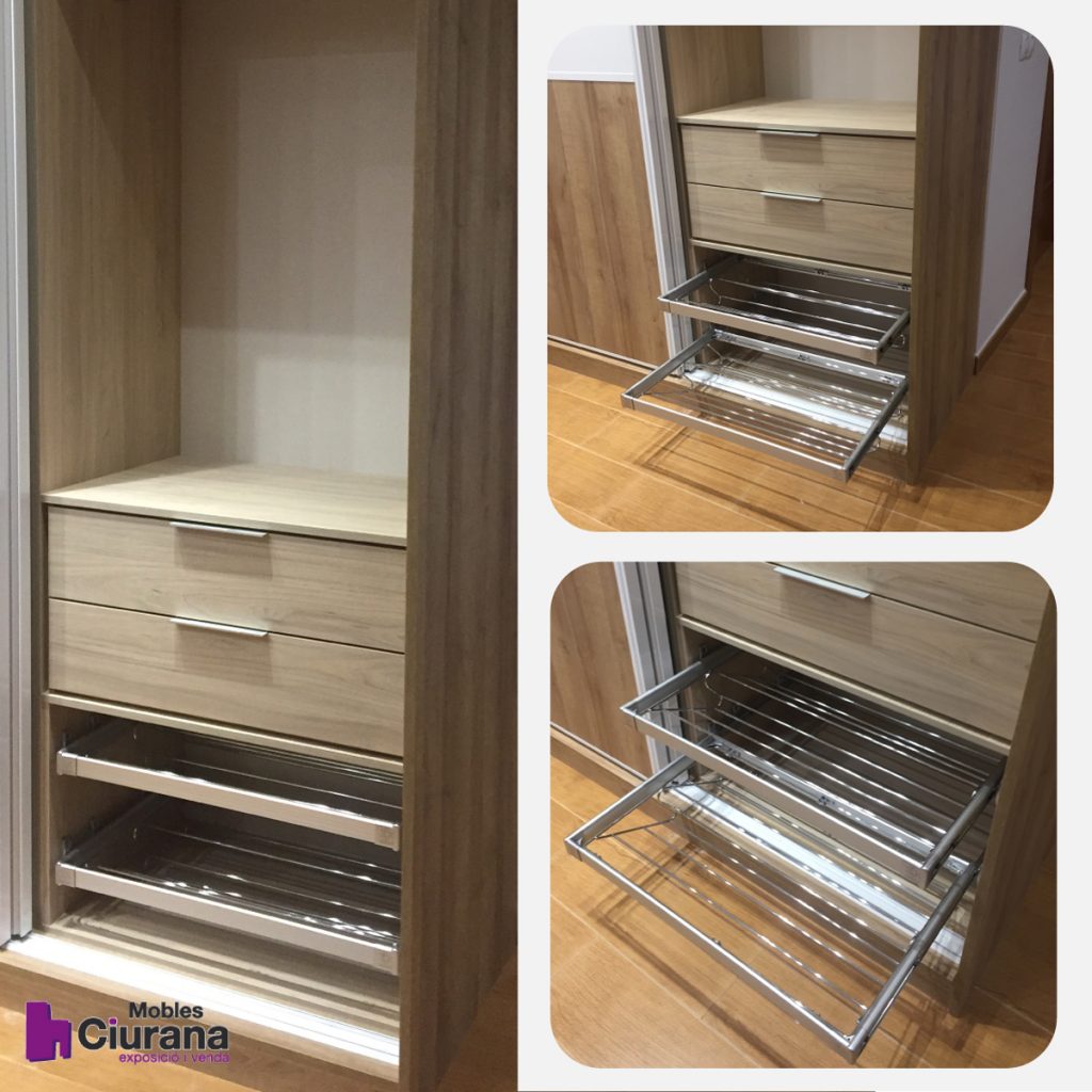 Vestidor fet a mida. Detall01.